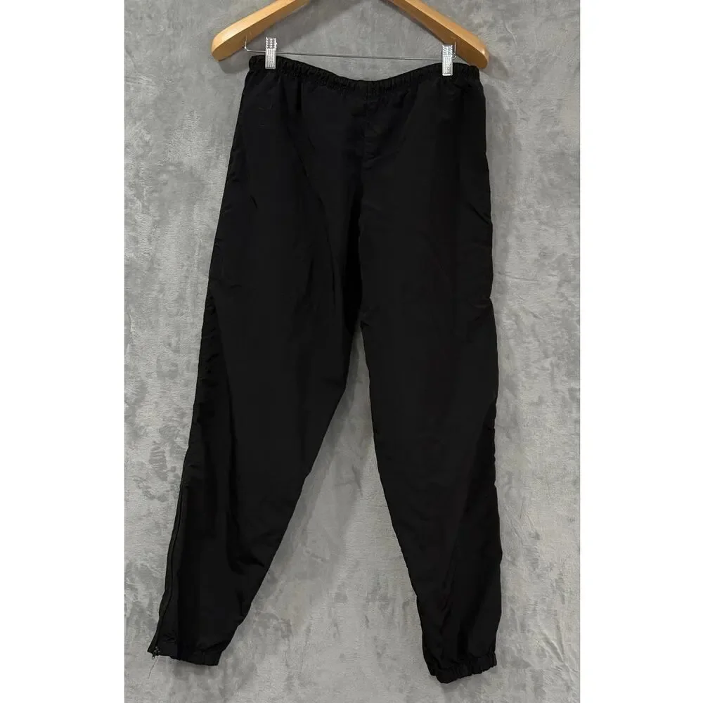 US Army APFU Skilcraft PT Pants Men's Medium Black Nylon Physical Fitness Jogger